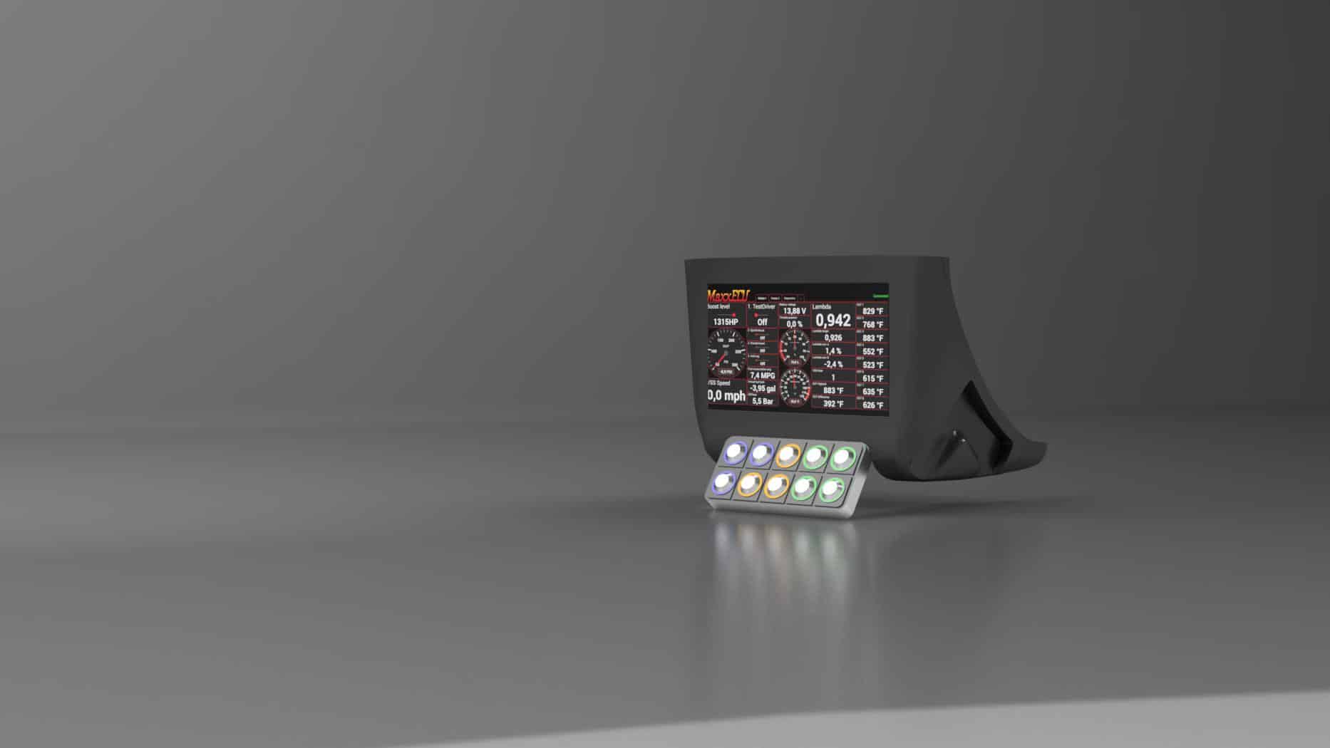 CAD designed dashboard fascia and custom automotive component
