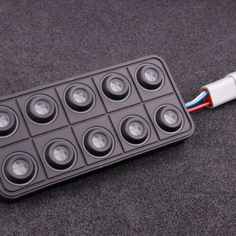 CAN keypad (10 keys) multi colour LED