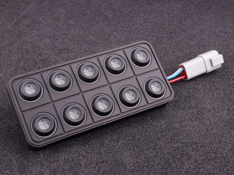 CAN keypad (10 keys) multi colour LED