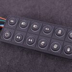 CAN keypad (12 keys) multi colour LED