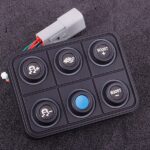 CAN keypad (6 keys) multi colour LED