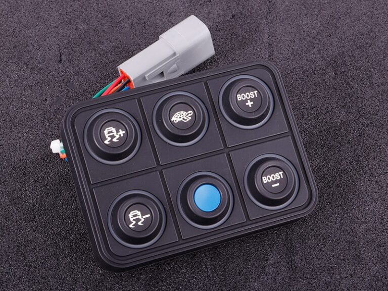 CAN keypad (6 keys) multi colour LED