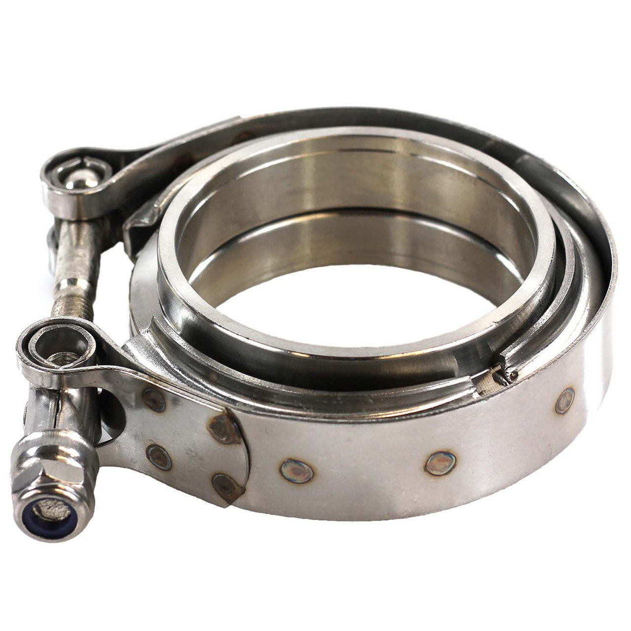 Exoracing Stainless Steel V-Band Clamp With Flanges