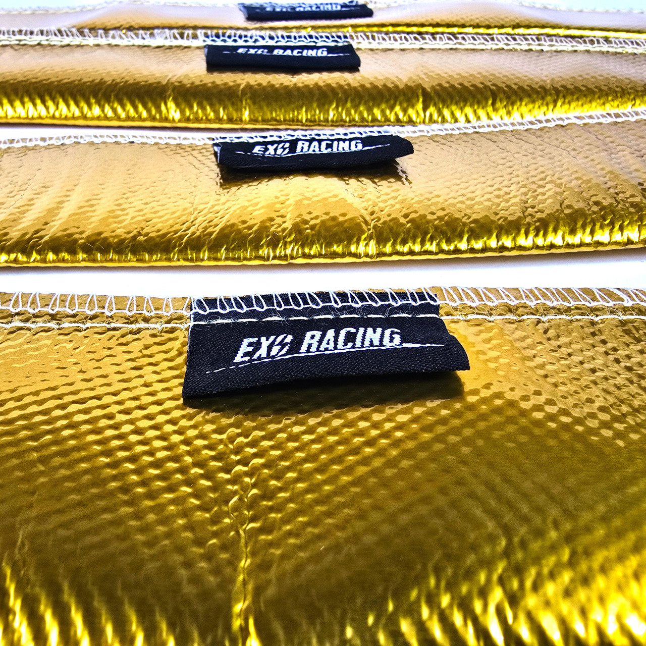 Exoracing Gold And Silver Sewn Heat Sleeve 0.5m